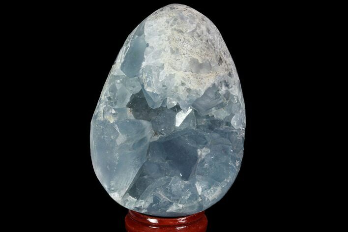 Crystal Filled Celestine (Celestite) Egg Geode - Madagascar #98800